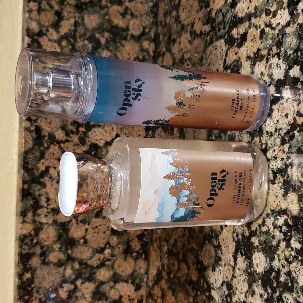 BBW Open Sky shower gel and mist